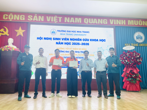 SINH VIÊN KHOA KT NĂNG LƯỢNG ĐẠT GIẢI CAO TẠI HỘI NGHỊ SINH VIÊN NCKH NĂM HỌC 2025–2026