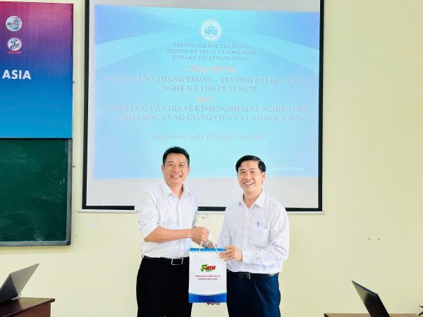GIAO LƯU, CHIA SẺ KINH NGHIỆM VỀ NGHIÊN CỨU KHOA HỌC CÙNG GIẢNG VIÊN VÀ HV CAO HỌC