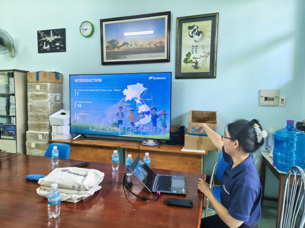 KHOA KỸ THUẬT NĂNG LƯỢNG TRAO ĐỔI, THÚC ĐẨY HỢP TÁC VỚI CÔNG TY TNHH GOLDWIND INTERNATIONAL VIỆT NAM